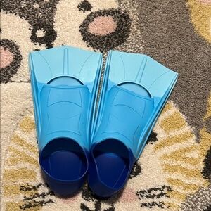Blue Swim Fins